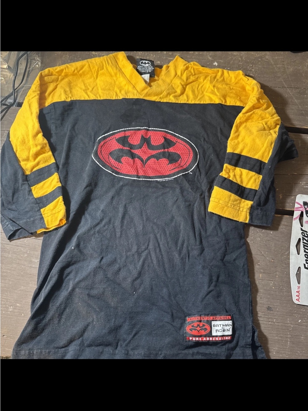 Vintage youth 1997 Batman & Robin
Pure Adrenaline Promotional Med 3/4
Sleeve